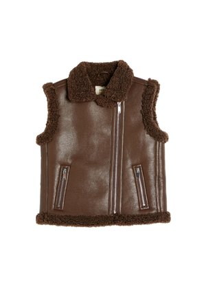 Vest - brown