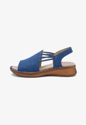 ara, HAWAII LEO - Keilsandalette - jeans