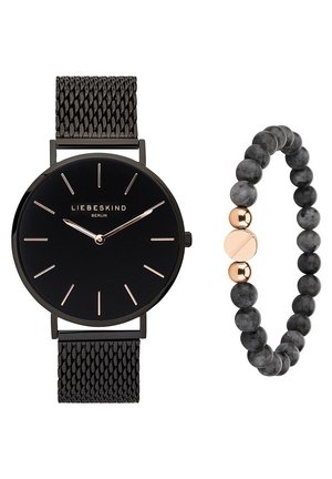 UHR & ARMBAND SET - Watch - schwarz