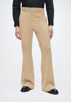 Heathe PAPILLO FLARED TROUSERS - Püksid - brown