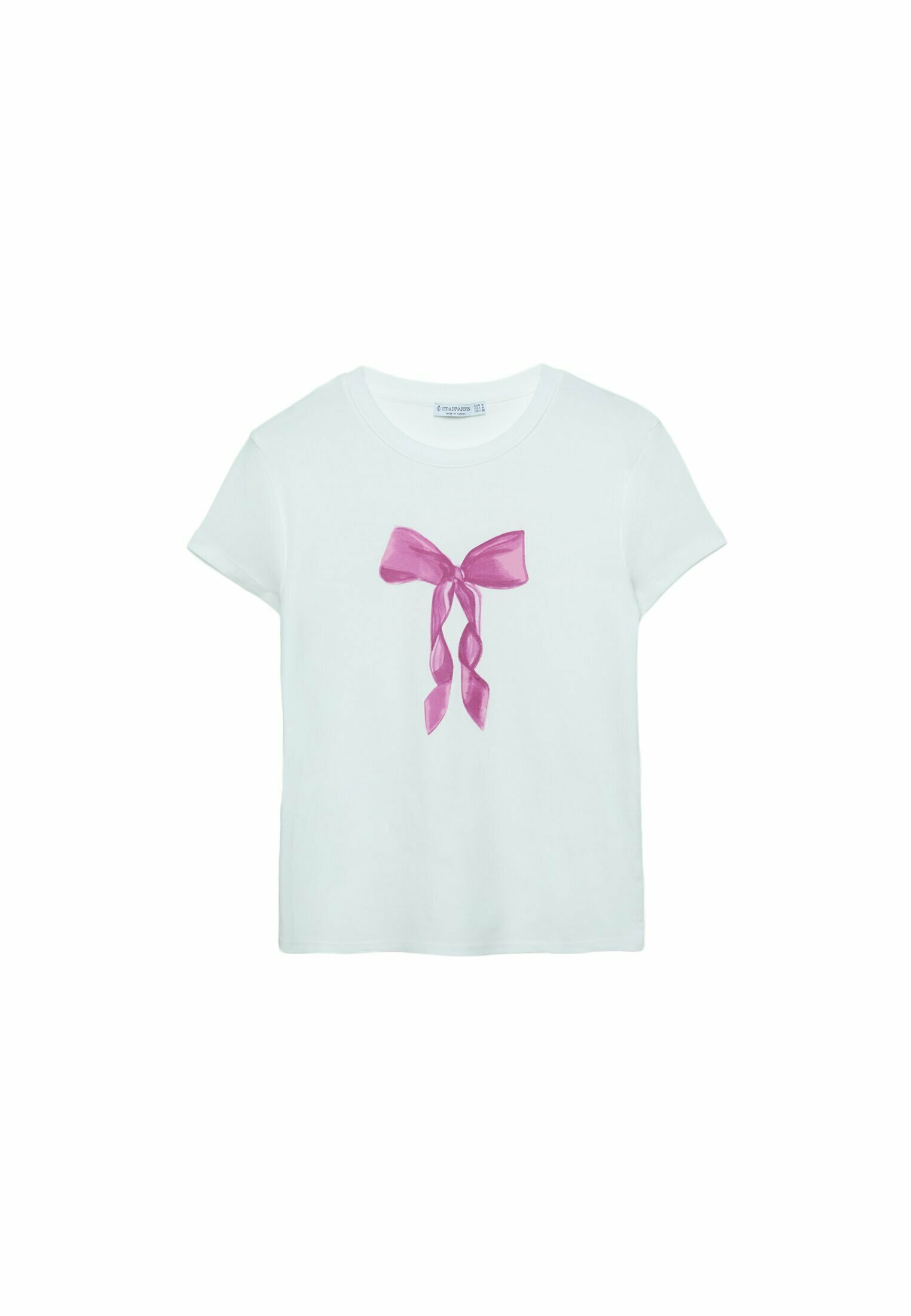 White print t-shirt