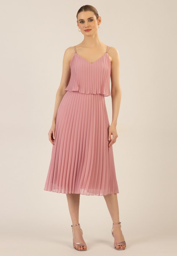 KURZES PLISSEE - Freizeitkleid - mauve