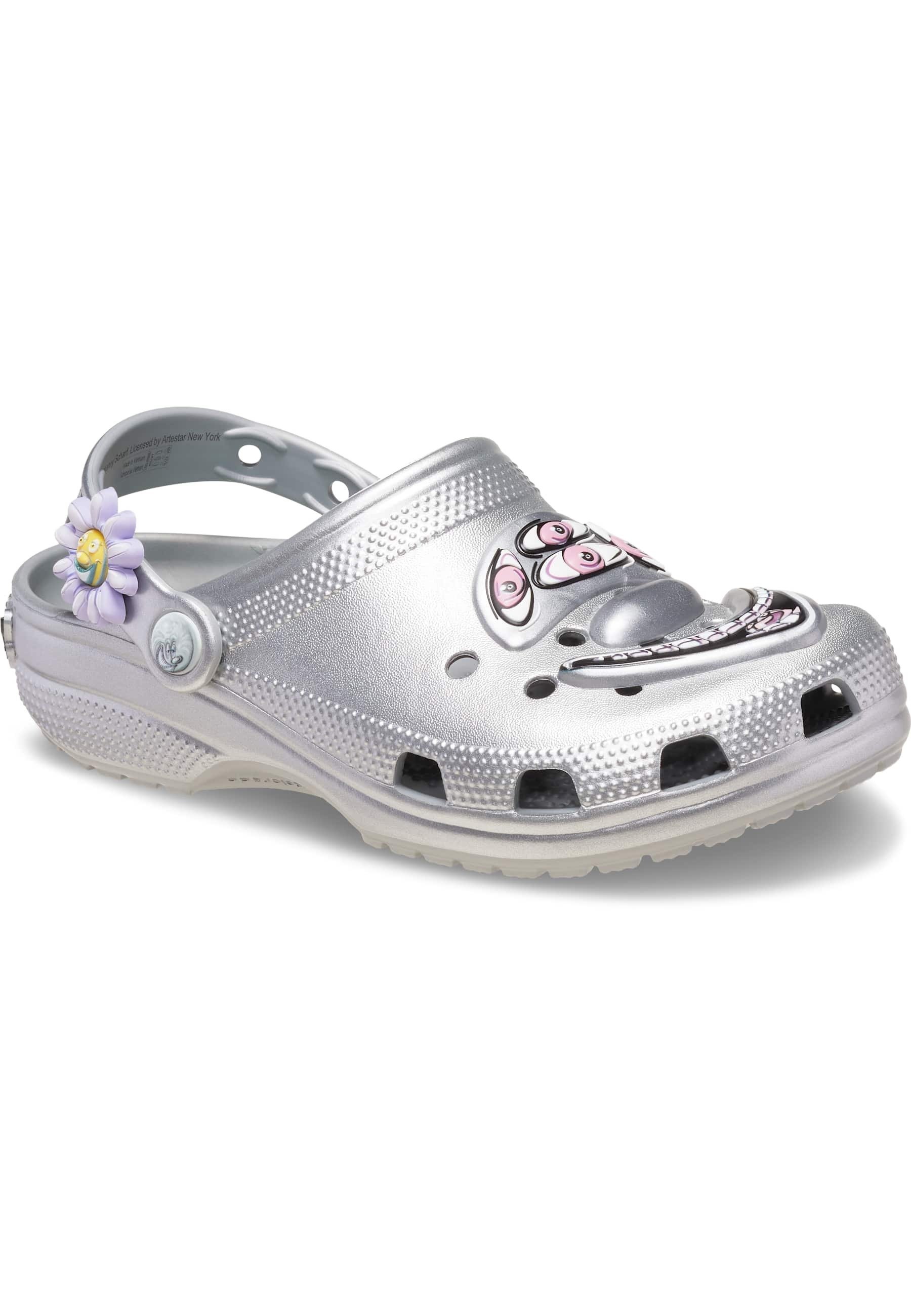 Kenny Scharf x Crocs ☆ Classic Clog ‘Silver’ Crocs x Kenny Scharf Classic Clog 'Silver' 209487-040