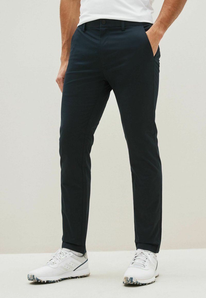 Next SLIM FIT SHOWER RESISTANT - Chinos tipa bikses - navy blue