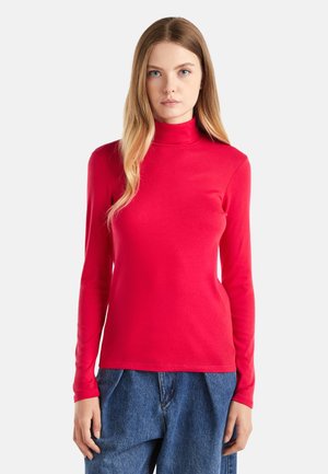 United Colors of Benetton Top s dlouhým rukávem - red