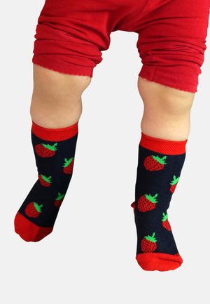 Unabux 4-PACK PRINTS - Strømper - tiny strawberry