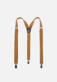 Only & Sons ONSBOWTIE SUSPENDER UNISEX SET - Pajarita - brown sugar