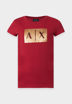Armani Exchange, Μπλουζάκι με στάμπα - opera