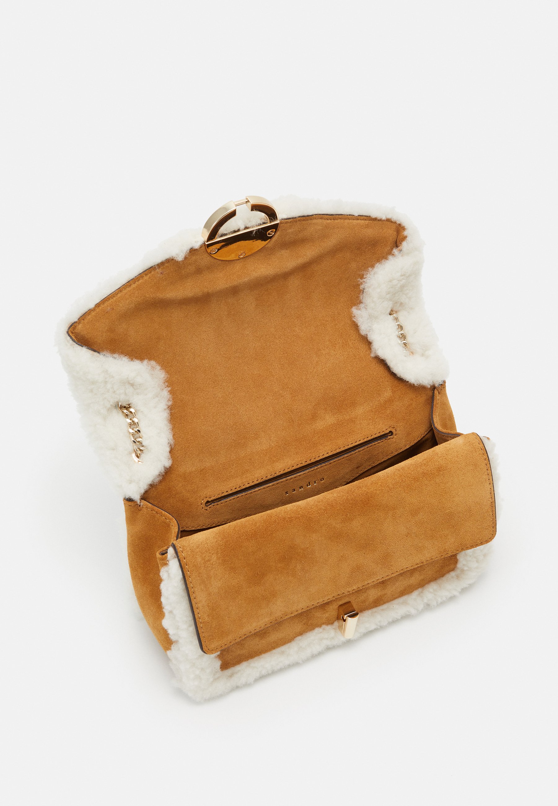 sandro SHOULDER BAG - Handtas - camel 