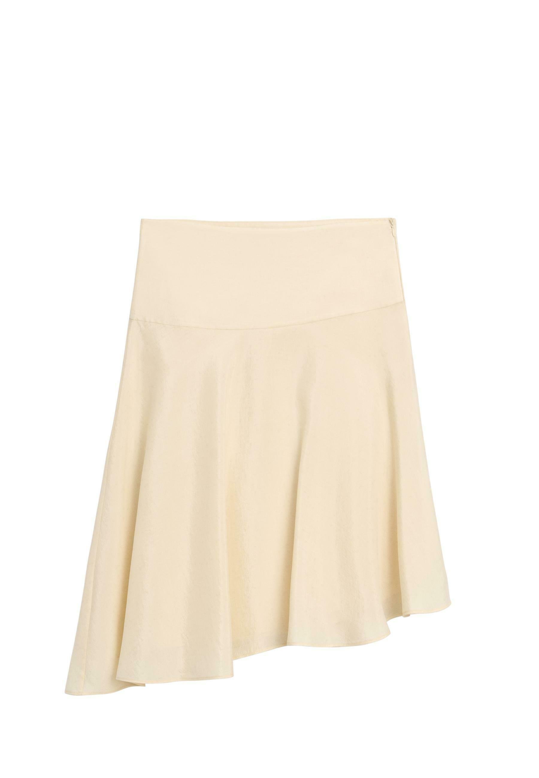 Pleated midi skirt