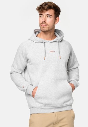 INDICODE JEANS VIRGINIA - Kapuzenpullover - lt grey mix