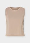 ESSENTIAL TRAINING SLEEVELESS TOP - Débardeur - beige