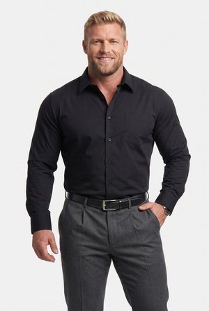 Men Plus LANGARM EASYCARE KENTKRAGEN COMFORT FIT - Businesshemd - black