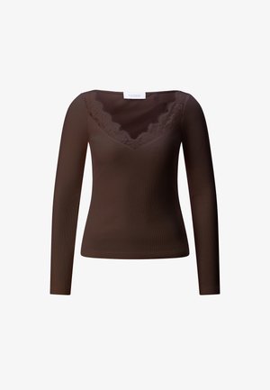 Rich & Royal, RICH & ROYAL LONGSLEEVE - Longsleeve - chocolate torte
