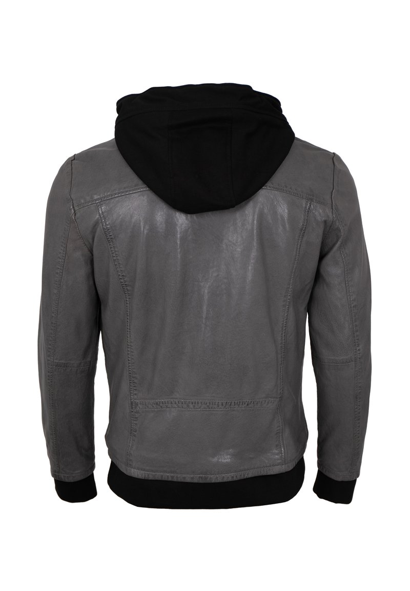 by Mauritius KAILAN Lederjacke grau Zalando
