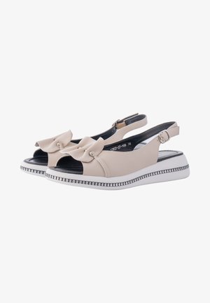 Cesare Gaspari, Riemensandalette - beige