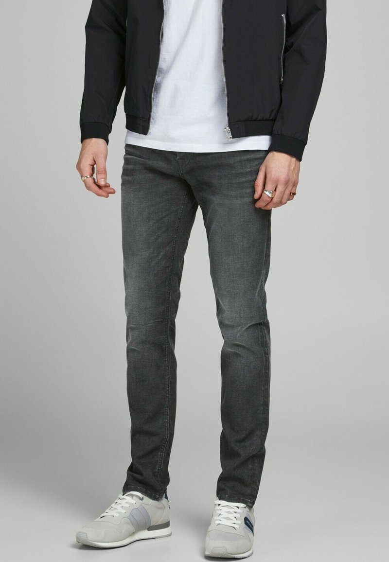 Herren Skinny Fit | Jack & Jones Jeans Slim Fit dunkelgrau - YH10200 Herren Skinny Fit | Jack & Jones Jeans Slim Fit dunkelgrau - YH10200