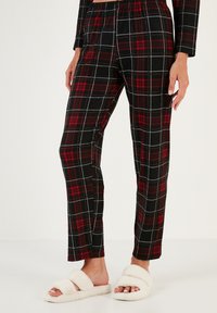 LELA REGULAR FIT - Conjunto de pijama - anthracite red