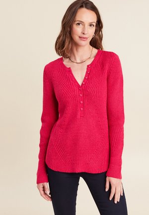 MIT LANGEN ÄRMELN - Maglione - rose