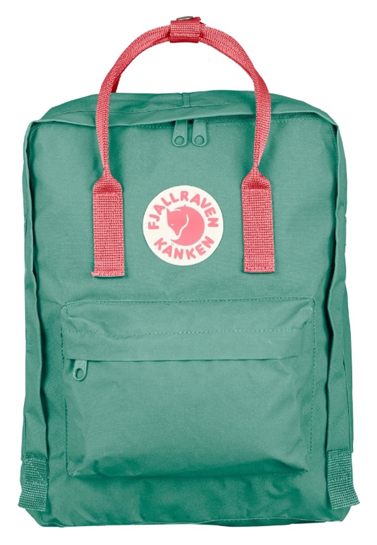 fjallraven mini backpack pink and green Fjällräven Kanken - Durable Vinylon Fabric, Water-Resistant, Classic Design Despite its compact size Kånken Mini Royal Blue 7L