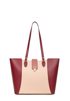 MERLINE - Handbag - rouge bordeaux/multicolore