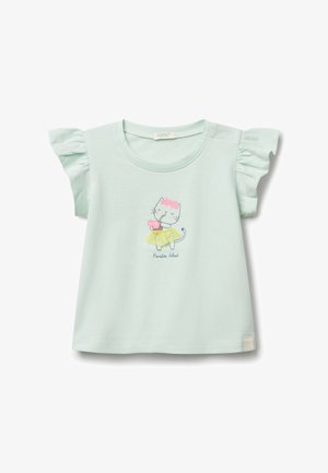 United Colors of Benetton T-shirt con stampa - green