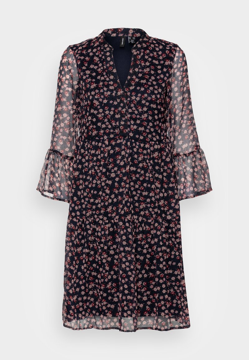 Vero Moda Tall VMKAY SHORT DRESS - Vestido de dia - navy blazer