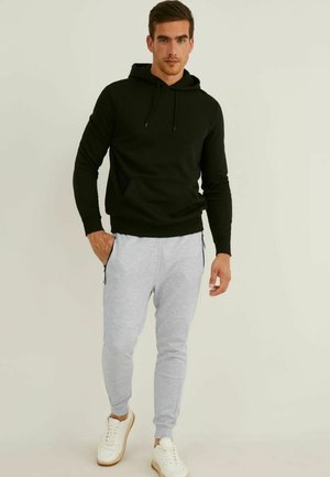 Pantaloni sportivi - hellgrau melange