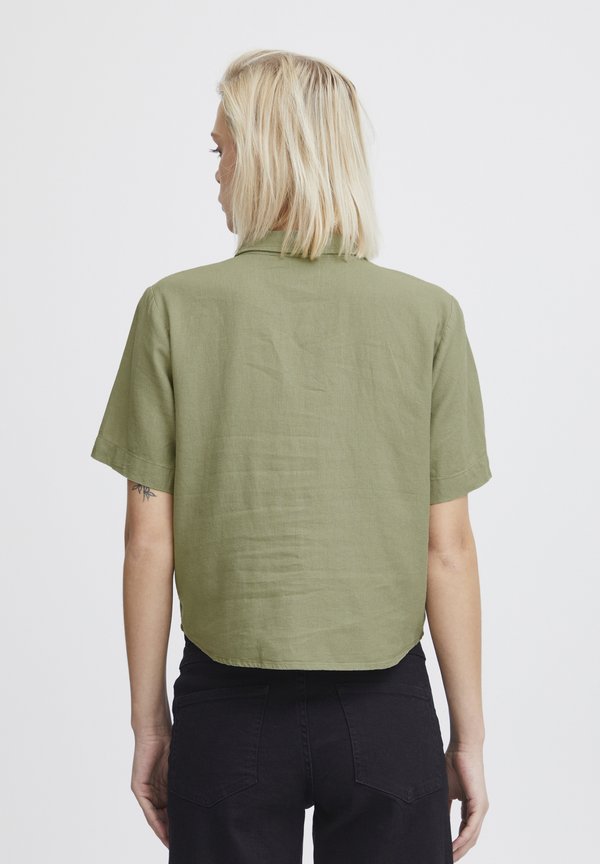 IHLINO - Button-down blouse - vetiver3