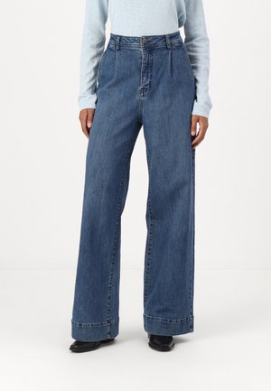 JEAN - Široké nohavice - denim blue