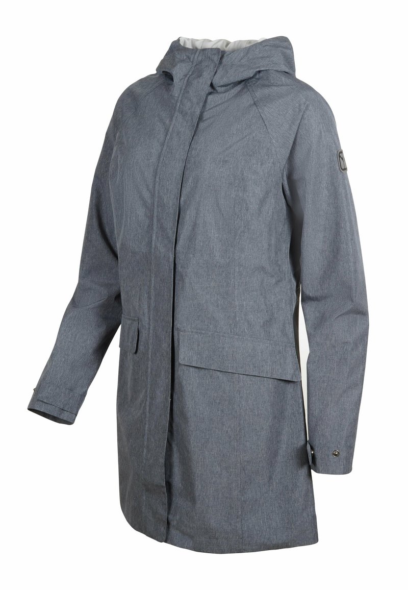 Damen Leichte Jacken | Elkline Regenjacke / wasserabweisende Jacke bluemelange/blau - YO81844 Damen Leichte Jacken | Elkline Regenjacke / wasserabweisende Jacke bluemelange/blau - YO81844