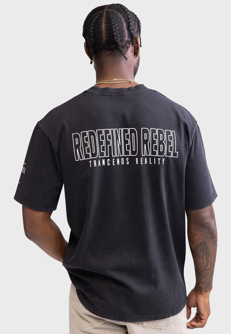 Redefined Rebel MEMPHIS TEE - Camiseta estampada - black