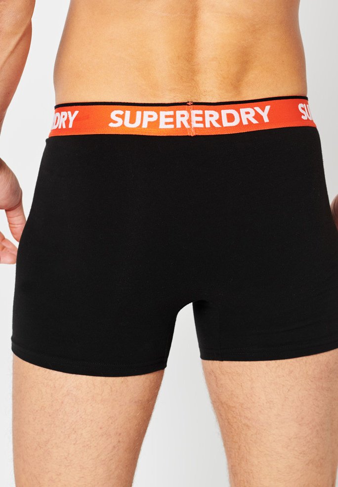 Superdry 3 Pack - Onderbroeken - grey marl/black/havana orange/meerkleurig  - Zalando.nl