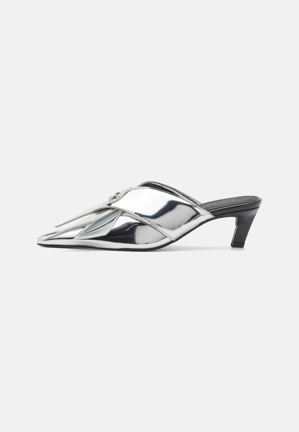 ZINA BOW MULE - Mules - silver
