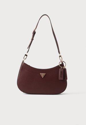 Guess, NOELLE LUXURY SATCHEL - Käekott - burgundy