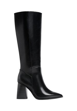 WIDE FIT - Korolliset saappaat - black