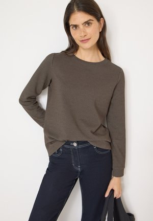 TWO TONE STRUKTUR - T-shirt à manches longues - beige