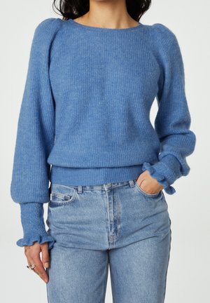 Strickpullover - blue