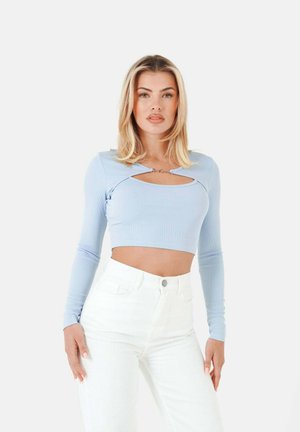 JEWEL - Long sleeved top - light blue