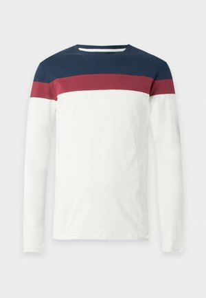 Pier One by Zalando, Longsleeve - off-white/dark blue