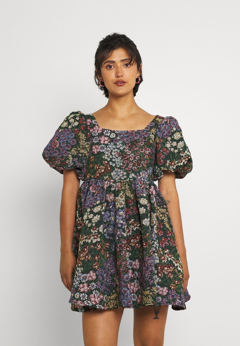 sister jane bluebells tapestry dress