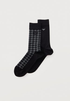 Emporio Armani, 2 PACK - Chaussettes - black