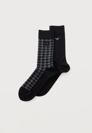 Emporio Armani, 2 PACK - Chaussettes - black