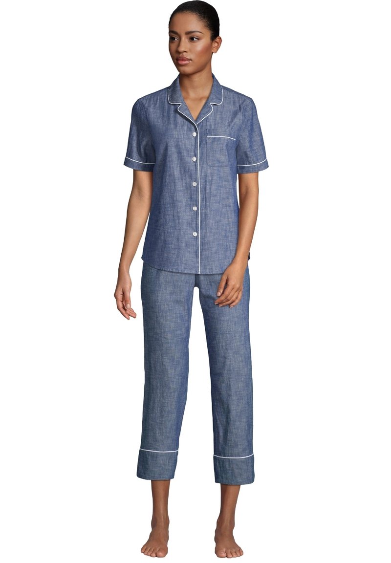 Damen Nachthemden | LANDS' END Nachtwäsche Hose medium indigo chambray/blau - RZ53856 Damen Nachthemden | LANDS' END Nachtwäsche Hose medium indigo chambray/blau - RZ53856