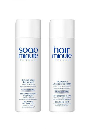 DUO SHAMPOO CHEVEUX COLORÉS + GEL DOUCHE RELAXANT - Körperpeeling - white