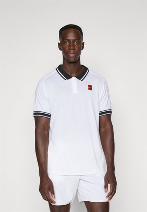 NIKECOURT HERITAGE - Polo marškinėliai - white/black
