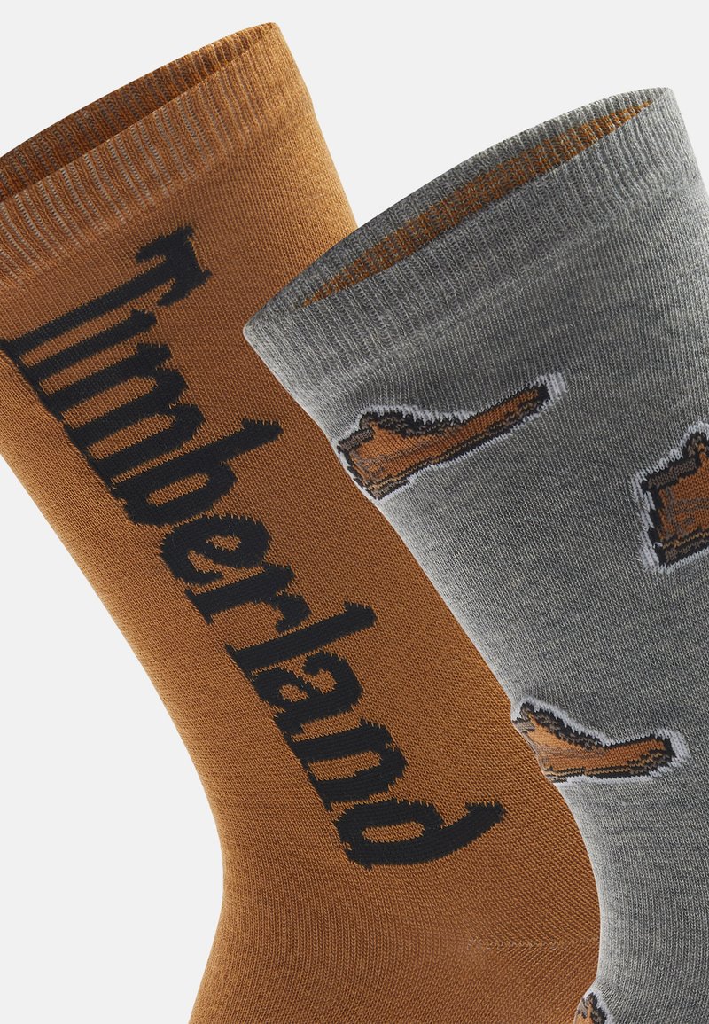 Timberland ALL OVER 2 PACK - Socks - medium grey heather/grey - Zalando.ie