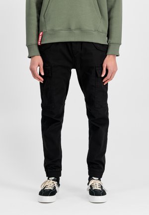 Alpha Industries AIRMAN PANT - Cargo trousers - black