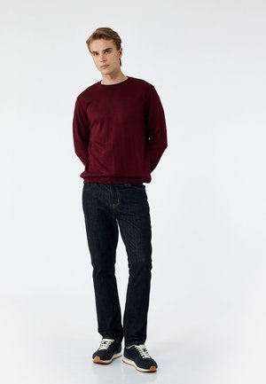 Striktrøje - brown