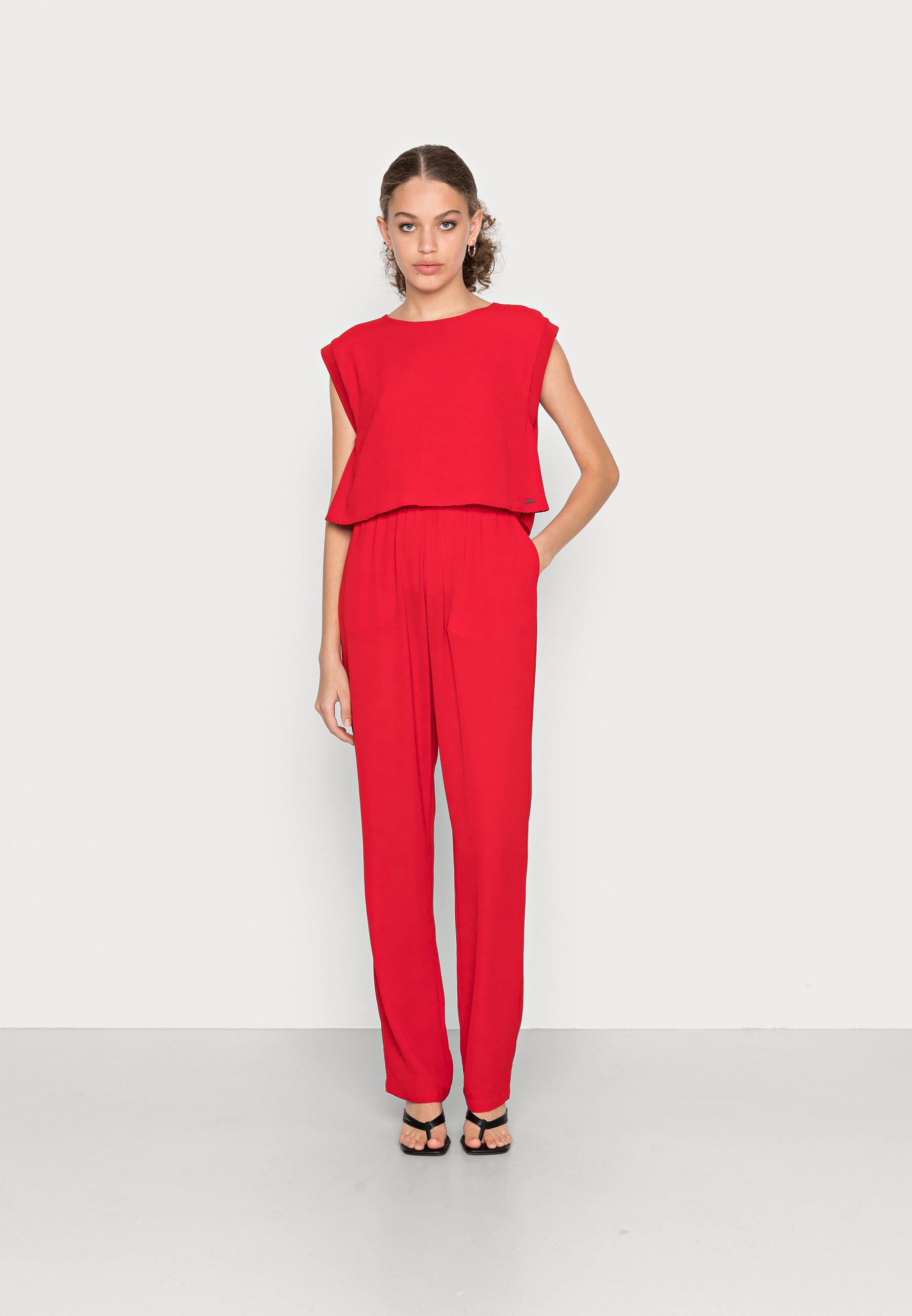 Pepe Jeans JULIA - Tuta jumpsuit - royal red/rosso - Zalando.it